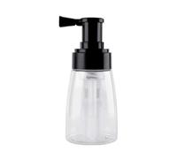 alloneslife 180ML Refillable Hair Salon Powder Sprinkler Bottle Fiber Applicator Talcum Powder Container Hairstyling Styling Transparent Garden Duster Bottle