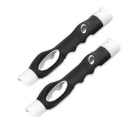 alloneslife 2pcs Golf Training Systems Right Hand Grip Correction Comfortable Hand Shape Golf Grip for Various Player Swing Stability Trainer