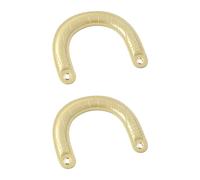 alloneslife 2Pcs Stylish Curved PU Bag Handle Strap Replacement for Comfort and Durability for Creators and Fashion Individuals Curved Handle