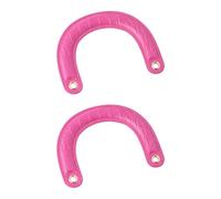 alloneslife 2Pcs Stylish Curved PU Bag Handle Strap Replacement for Comfort and Durability for Creators and Fashion Individuals Curved Handle
