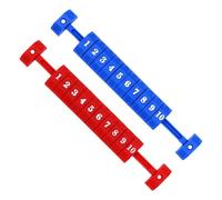 alloneslife 2Pcs Table Football Counter Scores Keeper 10 Numbers Scoring Score Counter Indicators Football Scoring Counters