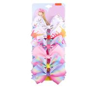 alloneslife 6 Piece Baby Hairs Clip Set Soft Barrettes Gentle Nonslip Design Hair Ornament For Infants Toddler Girls And Boys(075j2)