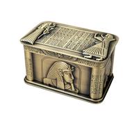 alloneslife Ancient Egyptian Jewelry Box with Sphinx Design for Necklaces Rings Earrings Storage and Home Decors Egyptian Fashion Jewelry Holder