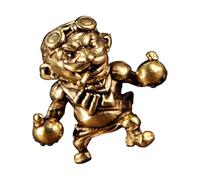 alloneslife Artistic Brass Bomberman Paracord Lanyard Charm Craft Accessory for Jewelry Making Bomberman Paracord Pendant