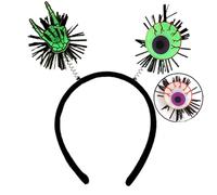 alloneslife Ear Headband,Cosplay Hairband,Fluorescent Skull Bat Headband For Halloween Adjustable Comfortable Headpieces Party Decoration For Women(Fluorescent ghost ha)