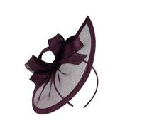 alloneslife Ear Headband,Cosplay Hairband,Unisex Wedding Headgear Hat Breathable Sun Hat Headpieces Party Headwear for Outdoor Activities(Purple)