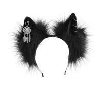alloneslife Ear Headband,Hairband,Realistic Cats Ear Headbands Carnivals Party Plush Headpiece Movie Enthusiasts Party Role Play Animes Makeup Hairband