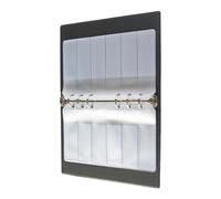 alloneslife Electronic Resistor Sample Book PVC Component Sample Book with 20 Replaceable Pages Storage Replacement Electronic