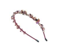 alloneslife Elegant Crystal Crystal Headpiece Sparkling Hair Addition For Weddings Parties Special Instances(As shown)