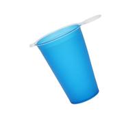 alloneslife Foldable Water Cup with Wide Mouth Opening for Trail Running | Soft Water Cup for Race Day Refills, Wide Mouth Drinking Design and Camp Drink Breaks Outdoors Use