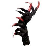 alloneslife Full Finger Gloves Demons Hands Monsters Pattern Mittens Costume Accessoriesfor Male And Women Long Nails Funny Gloves