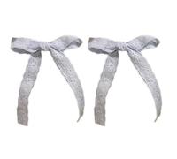 alloneslife Hair Clips,Hair Clips Women,1pc/1pair French Bowknot Shape Hairpin for Girl Spring Camping Photography Use Hair Barrettes Cloth Hairpin(Blue,2)
