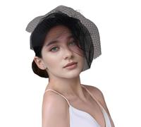 alloneslife Hair Clips,Hair Clips Women,Elegant Hairpin Double Layer Mesh Hair Clip Eye Catching Party Wedding Headwear Hair Accessories for Women