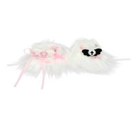 alloneslife Hair Clips,Hair Clips Women,Simulation Plush Bear Ear Hairband for Cosplay Party Costume Headband Halloween Headpiece Women Role Play Maid Headwear(White)