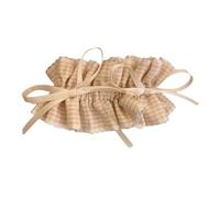 alloneslife Hair Scrunchies,Scrunchies for Women,Hair Scrunchies with Bowtie Lace Hair Scrunchy Elastic Hair Ties Thick Updos Hair Rope Female Hair Decors(Yellow)