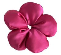 alloneslife Hair Scrunchies,Scrunchies for Women,Princess Ruched Scrunchies Floral Hair Tie Flower Hair Rings Enchanting Floral Hair Tie Hair Rope for Girl(Rose Red)