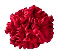 alloneslife Hair Scrunchies,Scrunchies for Women,Princess Scrunchies Ribbon Hair Tie Ribbon Hair Holder Enchanting Silk Feeling Hair Tie Hair Rope for Girl Scrunchies(Red Large Size)