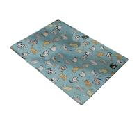 alloneslife Ice Silk Cooling Mat Durability For Dogs Ensuring Comfort During Hot Days Easy To Clean And Carry Cushion