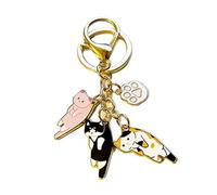 alloneslife Keychain Fashion Pet Memorial Keychain Keyrings Metal Special Souvenir for Lovers