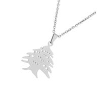 alloneslife Lebanese Emblems Pendant Necklace Stylish Lebanese Emblems Necklace Accessory Adds a Touch of Elegances Travelers