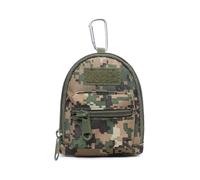 alloneslife Men's Coin Purse,Portable Men's Outdoor Sports Waist Bag with Coin Purse and Key Holder Multi Functional Storage Bags(Jungle)