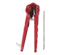 alloneslife Modern Nut Cracker Thickened Aluminum Double Openings Handheld Walnuts Pecan Plier Clip for Various Nut Easy Operations Cracker