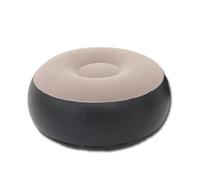 alloneslife Multipurpose Flocks Footrest Ottoman Portables Inflatable Stool For Camping Floor Sitting And Space Saving Storage Quiet Inflatable Footrest