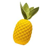 alloneslife Natural Rubber Pineapples Dog Toy Dentals Cleaning Breath Freshening Chew For Various Size Natural Rubber Dog Toy