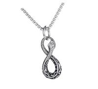alloneslife Ouroboros Snake Pendant Necklace Punk Styles Ouroboros Snake Necklace in Sturdy Stainless Steel for Fashion Lover Unisex Gothic