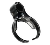 alloneslife Portable Clamp Release Kettle Holder, Transparent black | Portable Clamp Rack Easy to Use Coffee Cup Stand Folding Bike Cup Stand Stable Grip Cycling Accessory