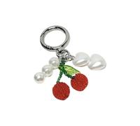 alloneslife Practical Fruit Holder and Bag Ornament Keychain Bags Charm Unique Keyring Accesory for Students and Trendy Outfits Fruit Keychain