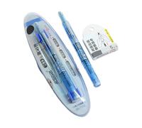 alloneslife Press Fountain Pen With 5 Inks Cartridges For Beginner Calligraphy Practice Retractable Inks Fine Tip Beginner Calligraphy