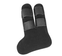 alloneslife PU Leather Swing Trainer Finger Guards Shock Absorption Baseball Finger Padded Sleeve Baseball Thumb Protector Batting PU Protective Guard