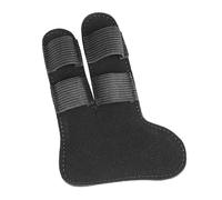 alloneslife PU Leather Swing Trainer Finger Guards Shock Absorption Baseball Finger Padded Sleeve Baseball Thumb Protector Batting PU Protective Guard