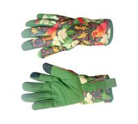 alloneslife Reinforced Panels for Garden and Yard Work Tasks Planting Work Gloves with Slip Grip and Elastic Wrist Gardening Gloves with Reinforced Grip Panels and Elastic Wrist