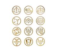 alloneslife Starsign Lover Present Metal Gluey Transfers for Phone Case Individualization Thin Art Craft Transfers