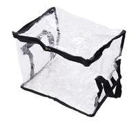 alloneslife Waterproof Books Organizers Practical Storage Box Foldable Toy Clear for Dormitory Household Classroom Foldable Books Box Books Storage Box Waterproof Toy Box Clear Books Organizers