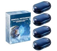 alloneslife Weather Resistant Winter Car Frosts Prevention Device Using Molecular Activation Technology for Clear Windshields 4pcs Electromagnetic Snow Remover