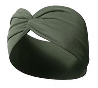 alloneslife Wide Headbands Soft Elastic Hair Bands For Women Running Sport Fitness Running Sweatbands Stretchy Hair Accessories(Green)