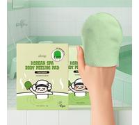 allongs Pore Control Body Peeling Pads for Back & Chest, Korean Exfoliating Body pad for Bumpy Skin & Strawberry Legs, Double-Sided Single-Use Pads, 5 Treatments
