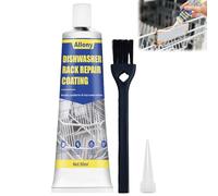 ALLONY Dishwasher Basket Rust Repair, 50 ml Liquid Rubber, Rust Protection, Sealant Waterproof, Dishwasher Basket Repair Rubber, Oxidation Treatment, Repair Rubber for Dishwasher Baskets