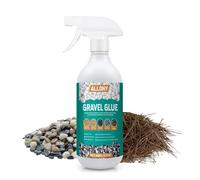 Allony Gravel Glue, Gravel Binder, Gravel Glue for Garden Stones, Mulch Glues for Gravel, Gravel Hold for Bonding Stone, Bark and Gravel on Borders, 500ml