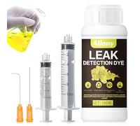 Allony Pool Leak Detection Dye, Fluorescent UV Dye, Leak Detection Tracing dye for Detecting Refrigerant Gas leaks in Vehicle Air Conditioning Systems with Syringe