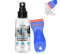 Allony Sticky Remover, Sticky Label Remover, Super Glue Remover, Sticker Remover, With Plastic Scraper Tool, Quickly Remove Glue Gum Stickers Grease Sticky Stuff Remover-120ml