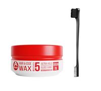 Allored Argan Oil Hair & Edge Wax with Edge Brush, Ultra Hold Argan Oil Formula, 150ml, 24-Hour Hold