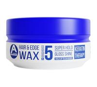 Allored Professional Keratin Therapy Hair Edge Styling Wax - Strong Hold Gummy Wax with Bubblegum Scent - 24 Hours Hold Edge Control Gel for Afro Hair - Aqua Hair Gel for Men & Women 150ml