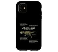 Allosaurus Dinosaur Facts Jurassic Prehistoric Paleontology Case for iPhone 11