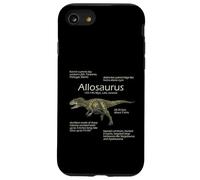 Allosaurus Dinosaur Facts Jurassic Prehistoric Paleontology Case for iPhone SE (2020) / 7/8