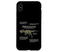 Allosaurus Dinosaur Facts Jurassic Prehistoric Paleontology Case for iPhone XS Max
