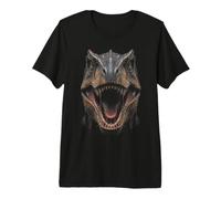 Allosaurus Face Dinosaur Wildlife Nature Dino Allosaurus Premium T-Shirt